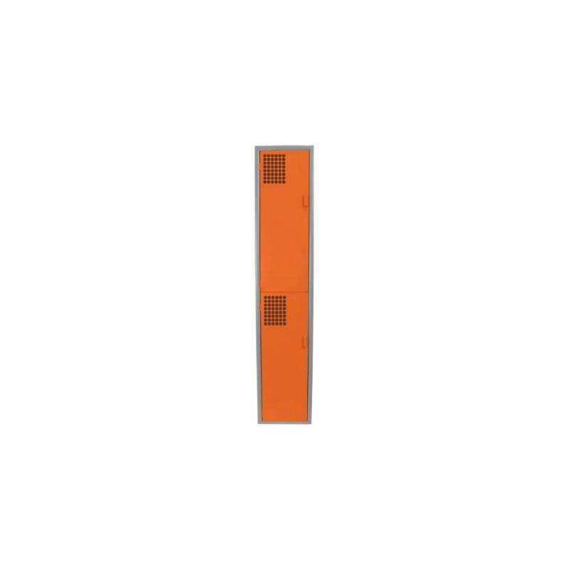 Locker Color Naranja - 2 Puertas
