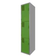 Locker Color Verde - 3 Puertas